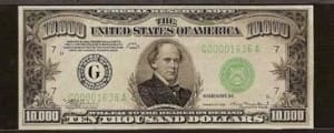 billete 10000 dolares billete 10000 dolares