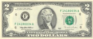 billete 2 dolares billete 2 dolares