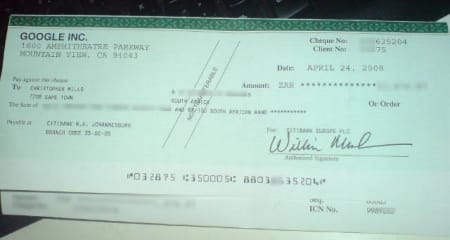 ¿Dónde cambiar un cheque en dólares?